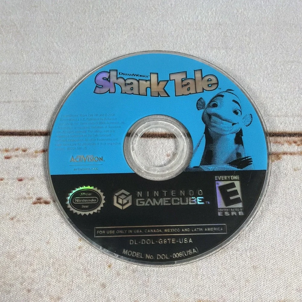 DreamWorks Shark Tale Nintendo GameCube Disc Only